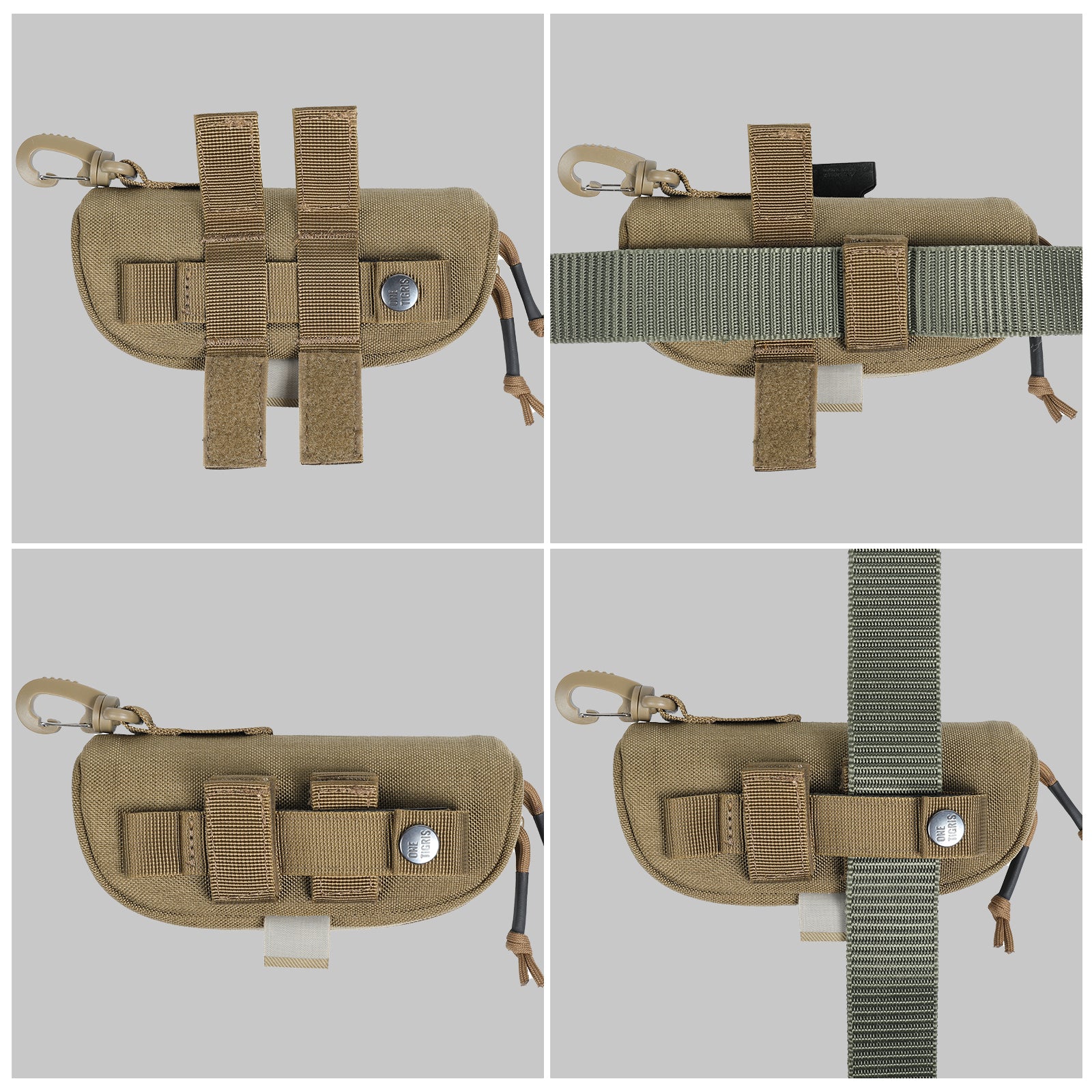 Glasses Case 04 丨 MOLLE System & Two-Way Zipper